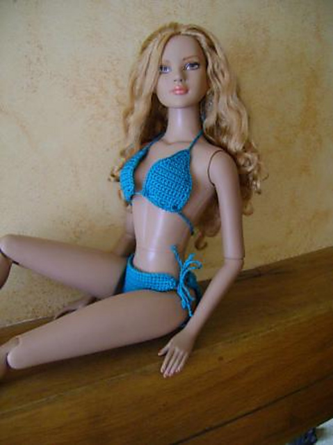 Bikini au crochet for American Model doll