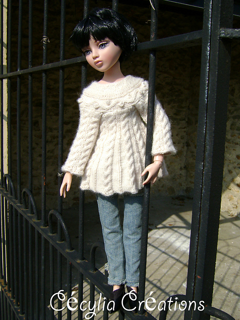 Valse givrée for Ellowyne and BJD doll 1/4