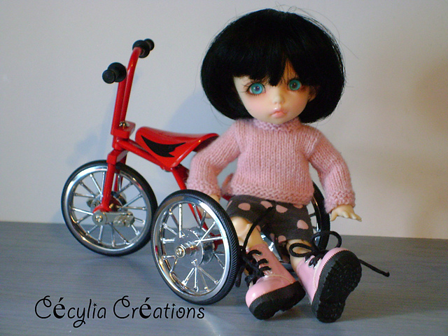 Piplette, sweater for BJD Lati Yellow and Pukifee