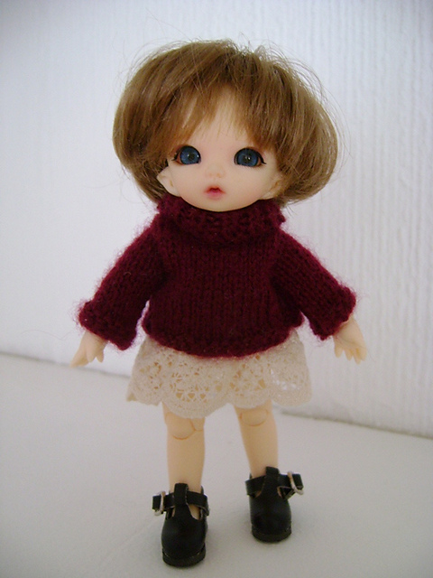 Pull à col roulé pour Littlefee BJD