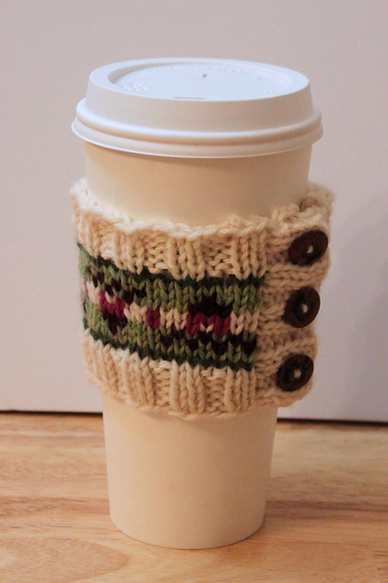Fancy Tulip Coffee Cozy