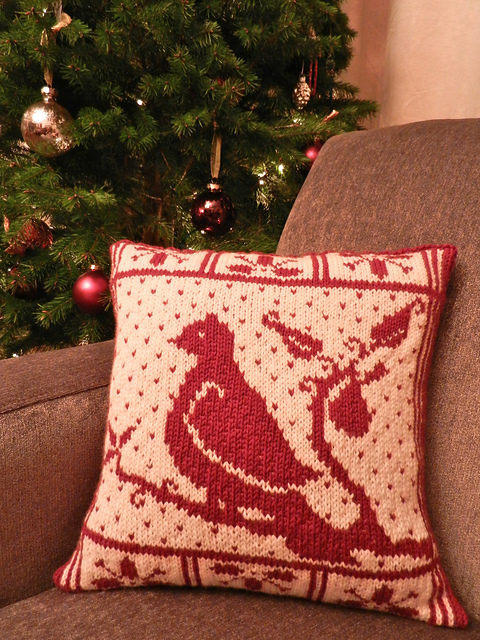 Partridge Holiday Pillow