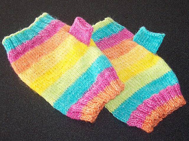Fingerless Gloves - One Pattern Three Looks