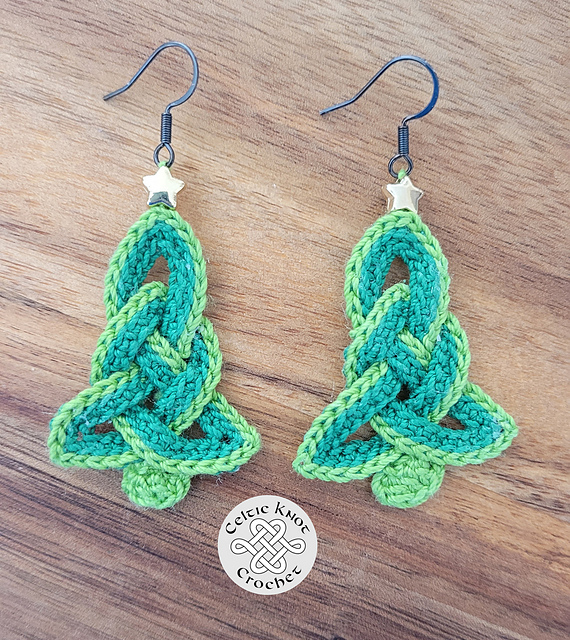 Celtic Christmas Earrings