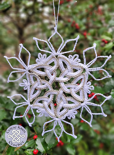 Celtic Triquetra Snowflake