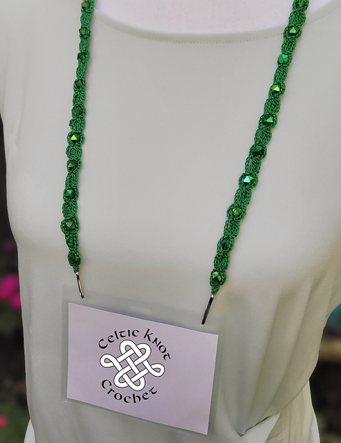 Beaded Badge Necklace