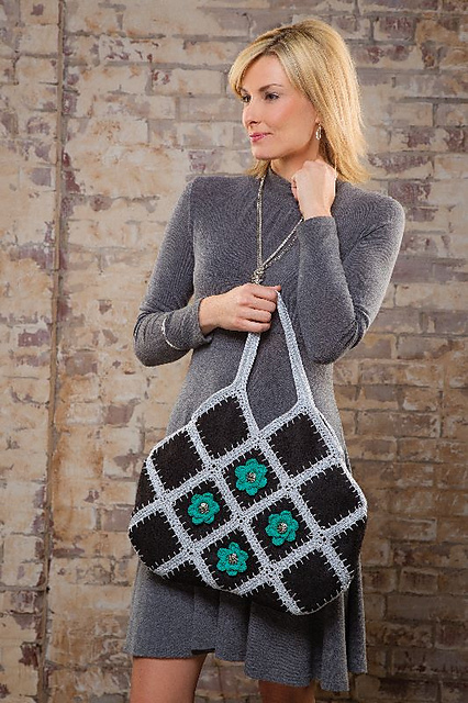 Floral Felt Handbag