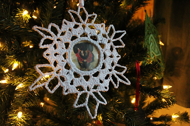 Photo Snowflake Ornament