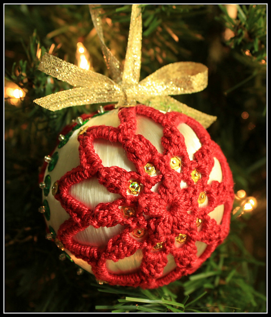 Mandala Christmas Ornament