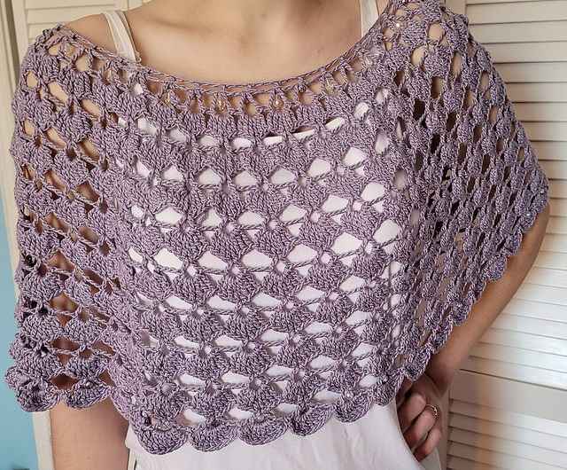 Beaded Lavender Wrap