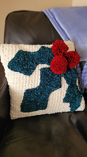 Christmas Holly Pillow