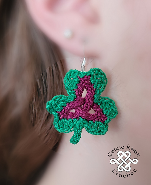 Celtic Shamrock Earrings