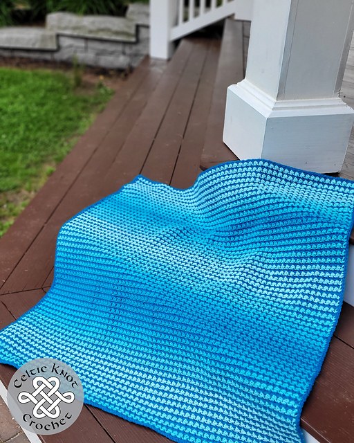 Two Color Baby Blanket