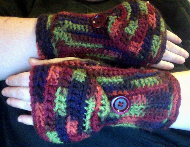 Fingerless Mitten Gloves
