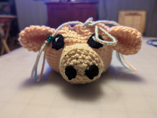 Pig Drawstring Gift Bag