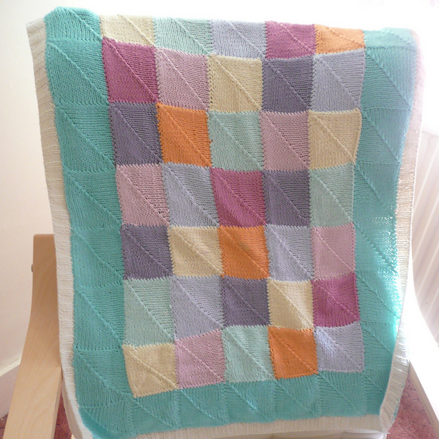 Pretty Patchwork Baby Blanket
