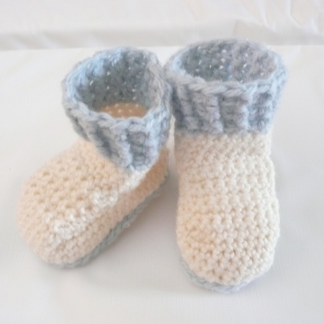 Cream Baby Boots