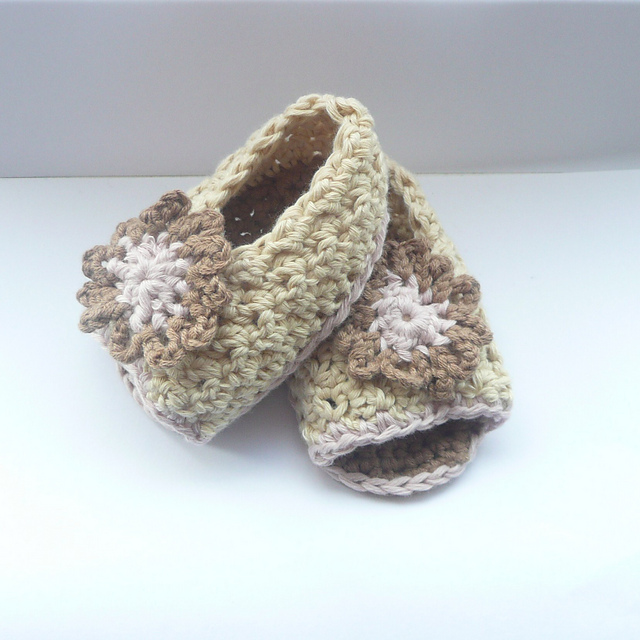 Neopolitan Baby Peeptoe Sandals