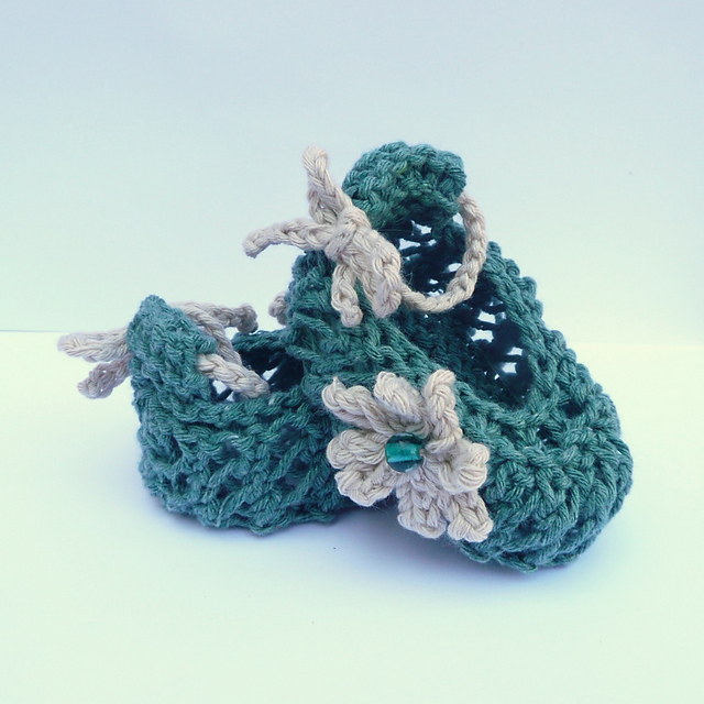 Spring Flower Baby Shoes