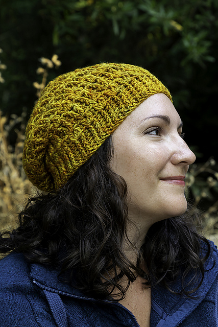 Delphinium Slouchy Beanie
