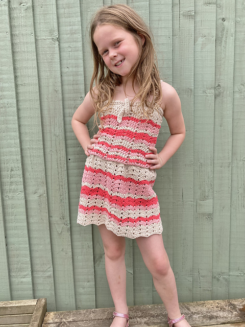 Girl's Chevron Skirt