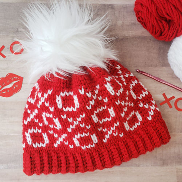 Hugs & Kisses Beanie