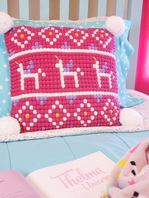 Enchanted Dreams Unicorn Pillow Cover