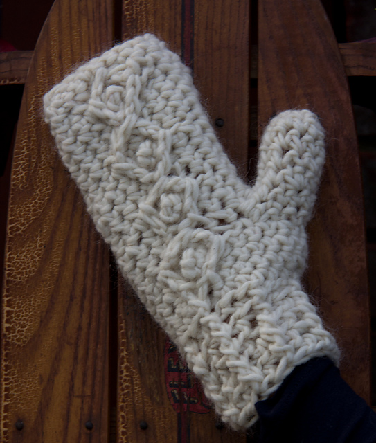 Green Mountain Aran Mittens