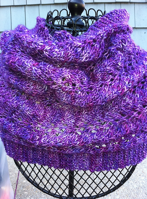 Radiant Orchid Cowl