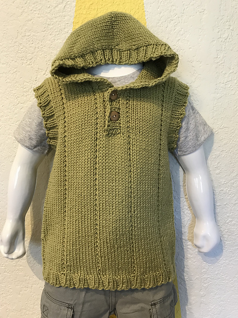 Toddler's So Cal Perfect Hooded Vest