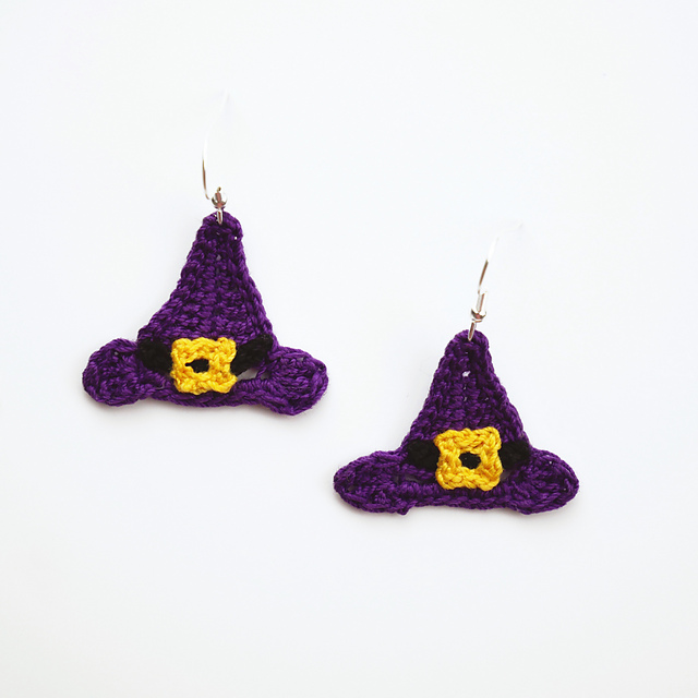 Witch Hat Earrings