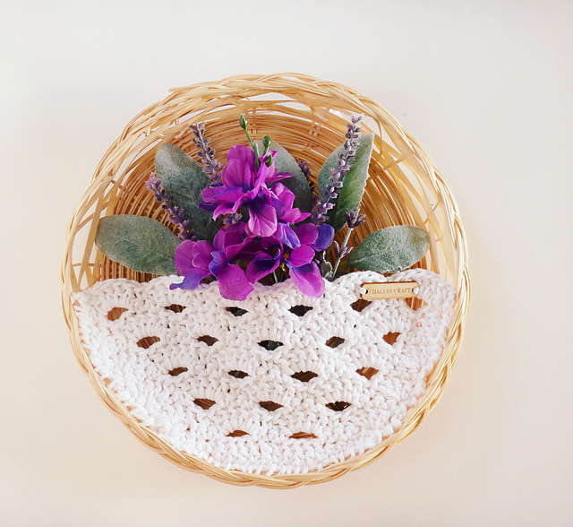Morning Glory Lattice Wall Hanging