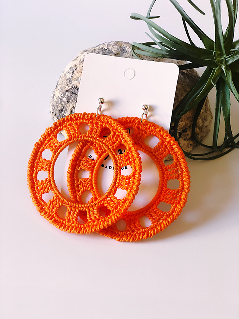 Sun Hoop Earrings