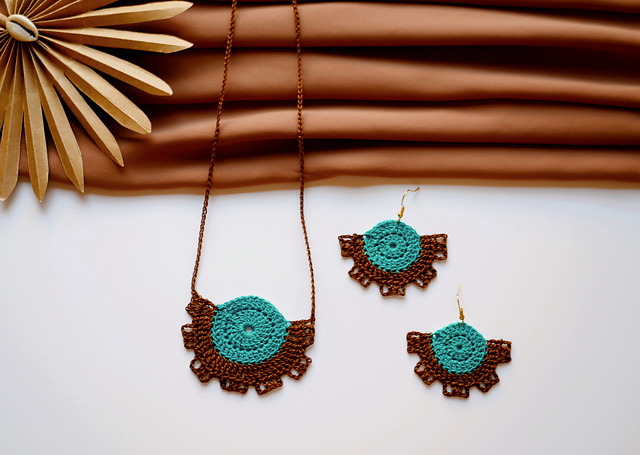 Estrella Earrings and Necklace