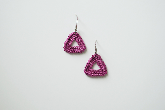 Mini Triangle Earrings