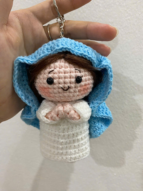 Little Prayer Angel Keychain