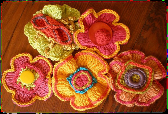Flower Brooches