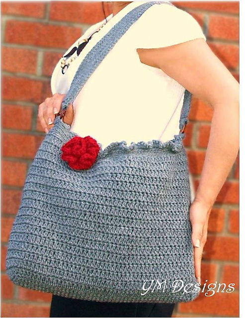 Oversized Ruffle Tote