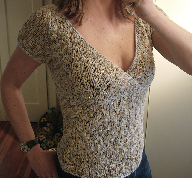 Crossover Tank and Tee with Flower