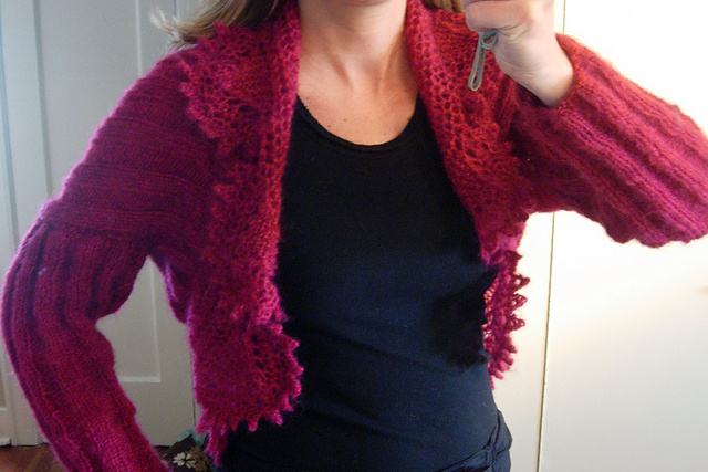 Lace-Edged Shrug