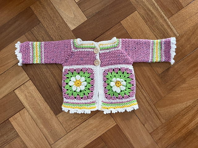 Spring Daisy Cardigan