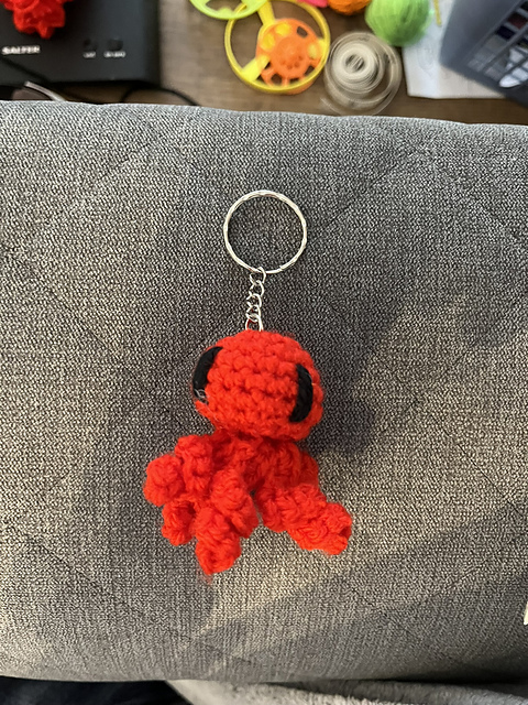 Jellyfish Keyring