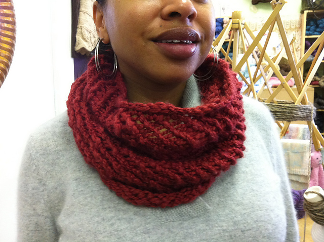 Just Enough Knitted Cowl