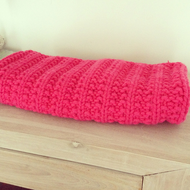Snood rose fluo
