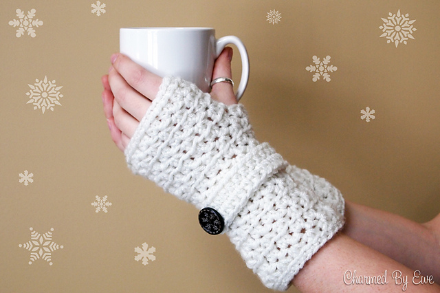 Star Stitch Fingerless Gloves