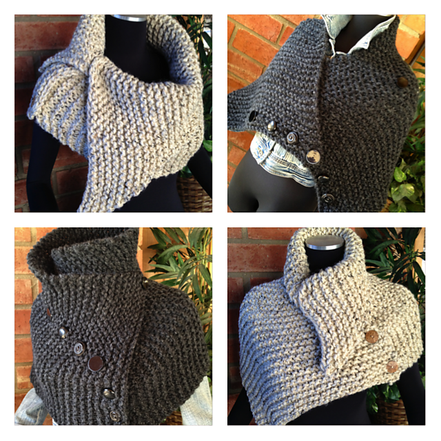 Ribbed Hugger Cowl Wrap