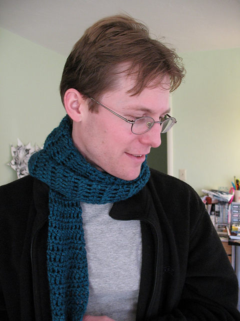 Michael's Half-Double Crochet Scarf