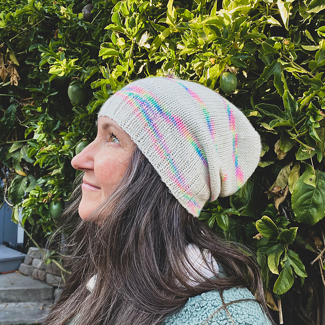 The Double Rainbow Hat