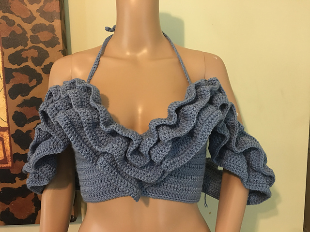 Ruffle Crop Top