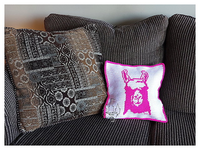 Sassy Llama Face Pillow